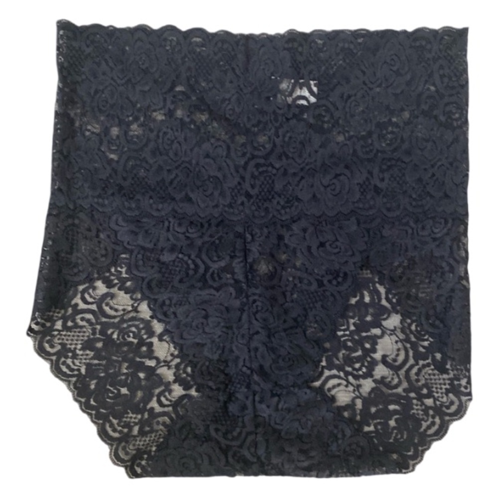 High Rise Black Lace Panties Lingerie